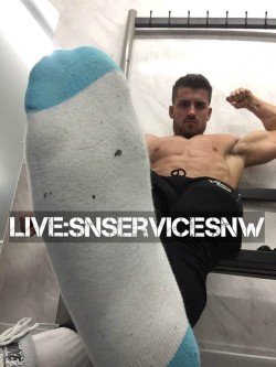 cashmastersam: Another day, another gym session. Paid for by you weak faggot fucks. Too fucking easy. You losers will do just about ANYTHING to be able to see me in a pair of my stinky gym socks. Hundreds of you foot freaks approach me every day. Begging