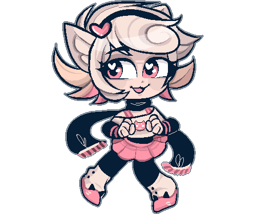 9ea:made a kitty roxy to go with it, so i’ll probably make bunny jane and bat rose too!edit: added j