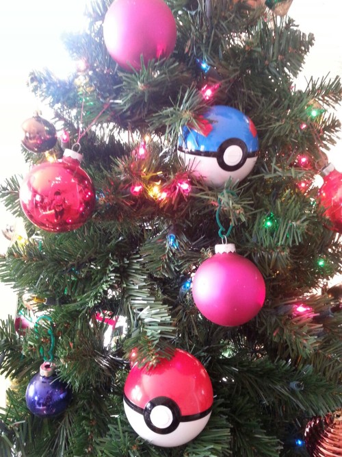 trainerdaniels-pokeblog:   Added a little something to our Christmas Tree! 