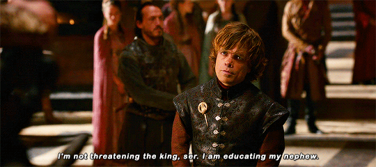 gameofthronesdaily:  No one threatens His Grace in the presence of the Kingsguard!