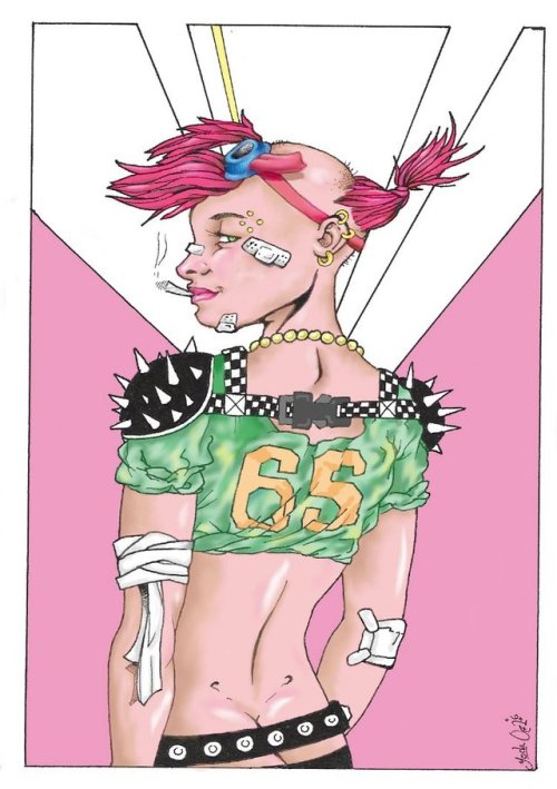 somethingmoresubtle:Tank Girl_colored by LadyOrlandoArt