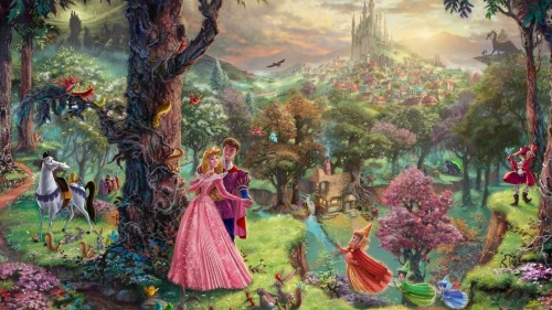 nicolenamias-inspirationboard:  Disney Dreams Collection By Thomas Kinkade 