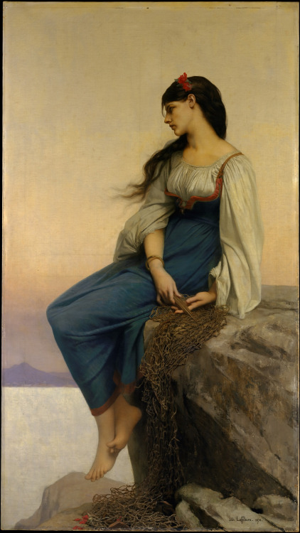 Graziella by Jules Joseph Lefebvre, 1878; 200 x 112,5 cm, oil on canvas.