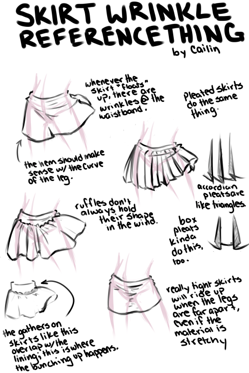 xcailly:  So, I made a skirt reference. It’s as much a reference for me as much as it is for others.