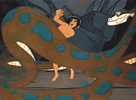 scales-and-spirals:  Adventures of Mowgli - Kaa