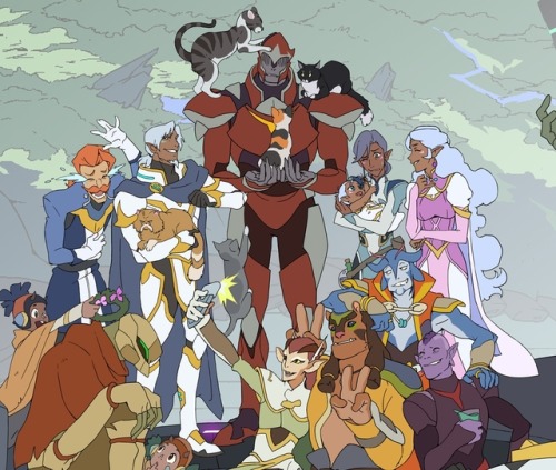 daxterdd: Some character closeups from the Voltron SDCC 2018 poster