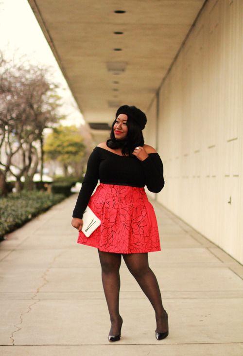 shapely-chic-sheri: {New Post} Love at First Sight. Check out my Valentine’s Day look on my of