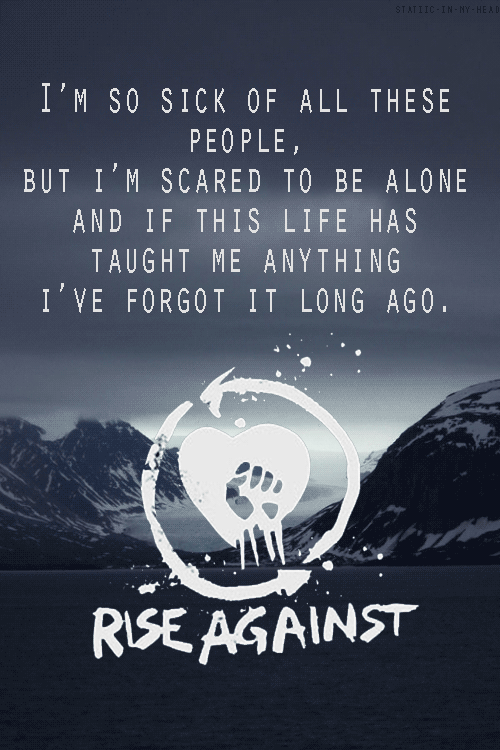 statiic-in-my-head:  Voices Off Camera // Rise Against [x] Rise Against blog