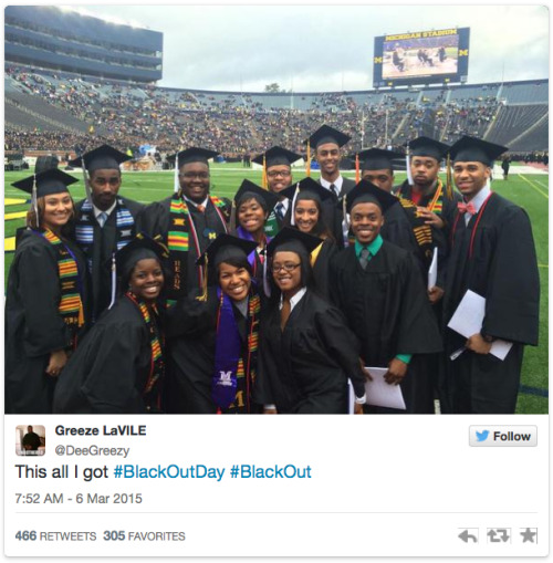 micdotcom:If you weren’t moved by #BlackOutDay, you might want to check your pulse. Even the racist white backlash was rebuffed in the best possible way.