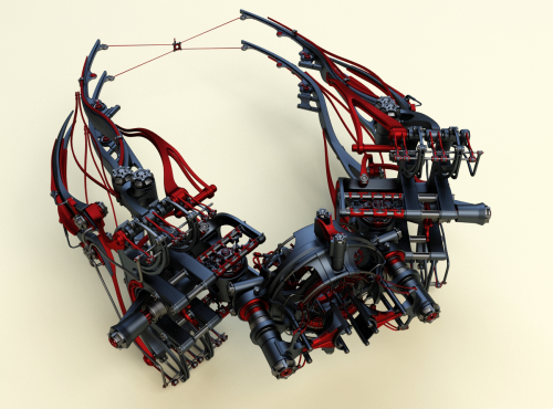 rhubarbes:  [Concept] Black Widow bow - Disarmed state by SamouelMore 3D art here.