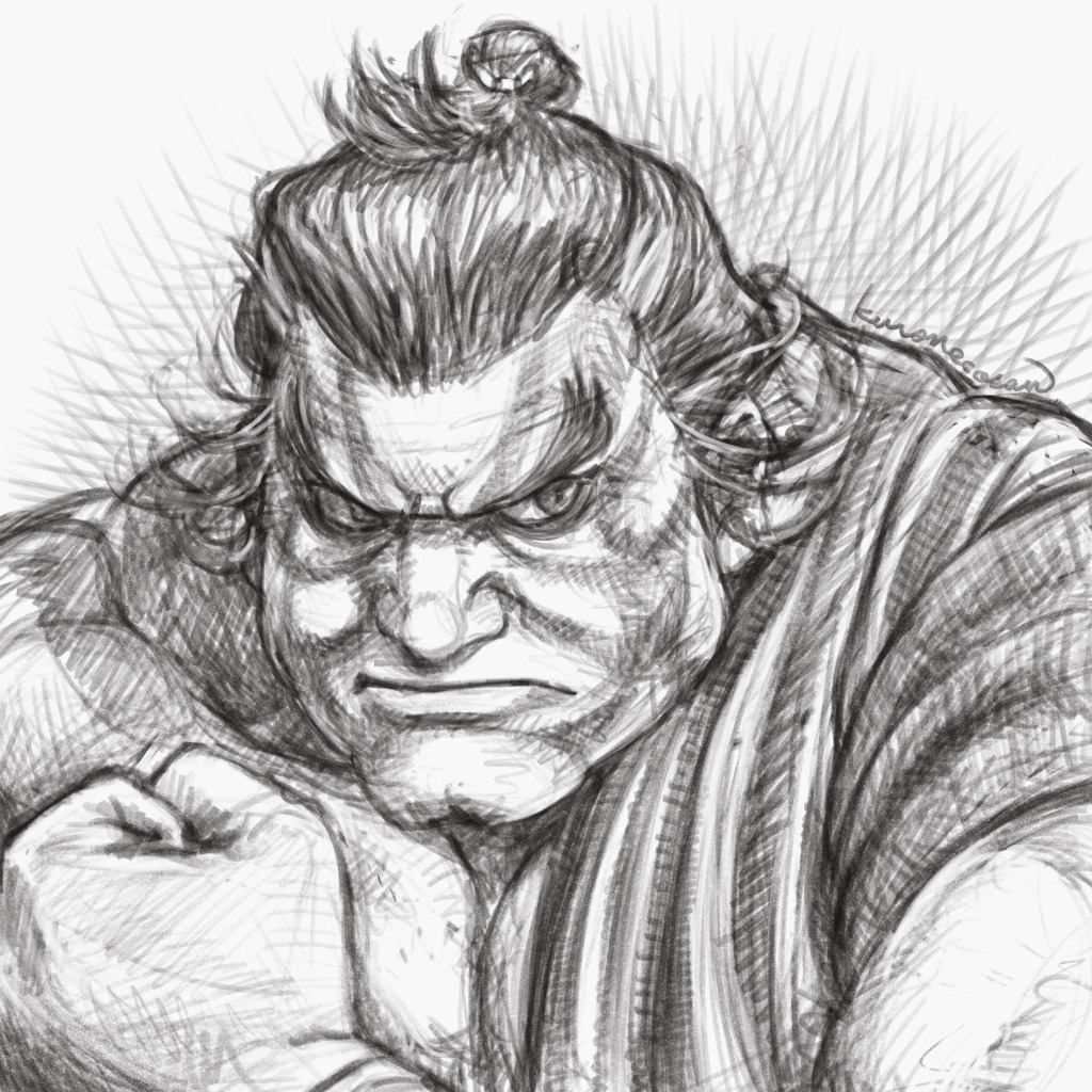 ryu (street fighter) drawn by kuroneco