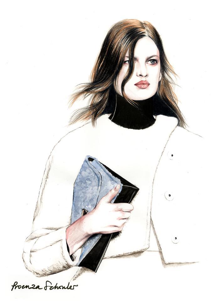 Caroline Andrieu Fashion illustrations ... | Fashionary Hand - A ...