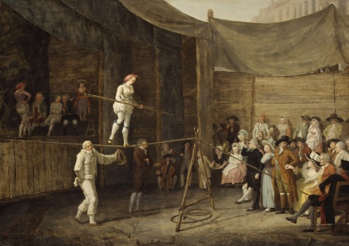 The rope dance by Léonard Defrance, 2nd half 18th century