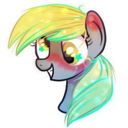 paperderp:  derpy Head shot by xWhiteDreamsx★