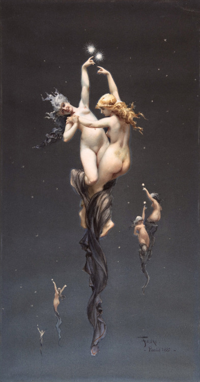 sempiternele:  Luis Ricardo Falero, Astronomical Paintings 