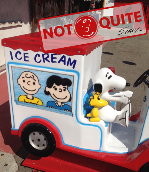 We here at the Schulz Studio know how to spot a bootleg Snoopy. Do you? This ice Cream Truck gets th