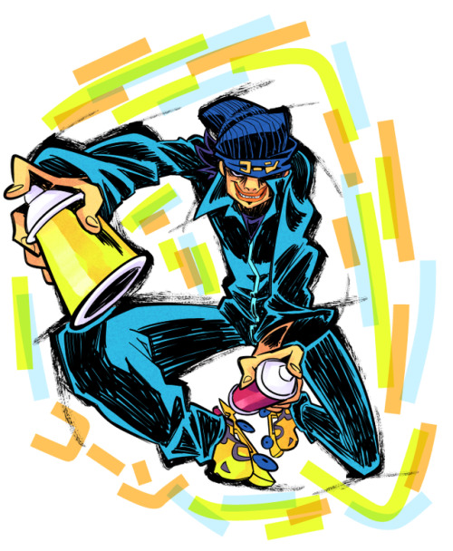 rafchu: Jet Set Radio again! Corn, Jazz and Combo! 