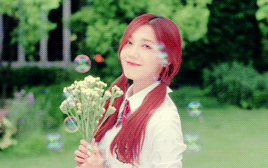 jungeunjiya:  jung eunji with pigtails 😍 summer time pv (short)