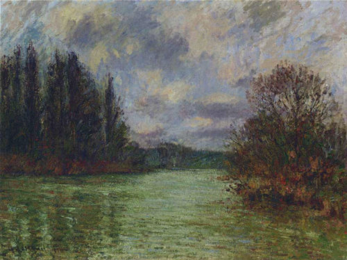 By the Oise River, 1892, Gustave Loiseauwww.wikiart.org/en/gustave-loiseau/by-the-oise-river