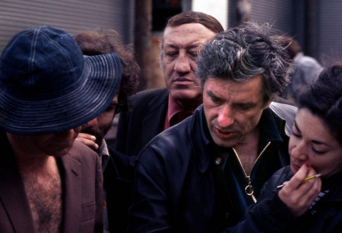 John Cassavetes shooting A Woman Under the Influence in 1974.