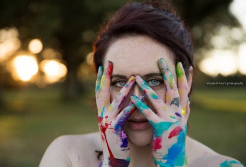 armydvm:  “The moment the first bit of paint hit my dress I was free.” Shelby’s fiancée backed out of their wedding plans right before their big day. To celebrate the start of a new chapter in her life, Shelby did a ‘trash the dress’ photoshoot.