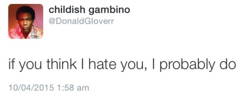 donnie-franko:  The Gambino Twitter staying real asf