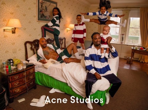 boygregory:  Atlanta-based couple Kordale and Kaleb photographed with their four children by @inezandvinoodh for Acne Studios AW017