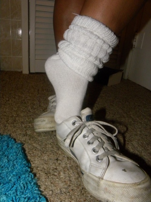 slouchsocks1 - sockmando101 - white slouch socks….God these...