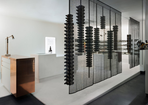 {You know I love me a good Aesop store. Designed by Japanese studio Simplicity, the firm took differ