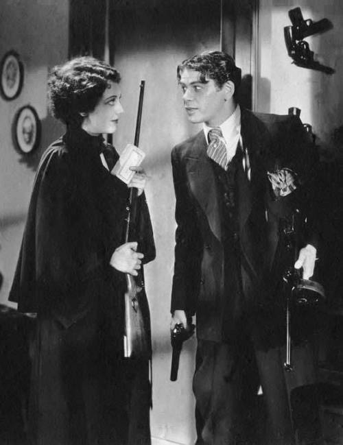 Ann Dvorak and Paul Muni in, Scarface 1932.