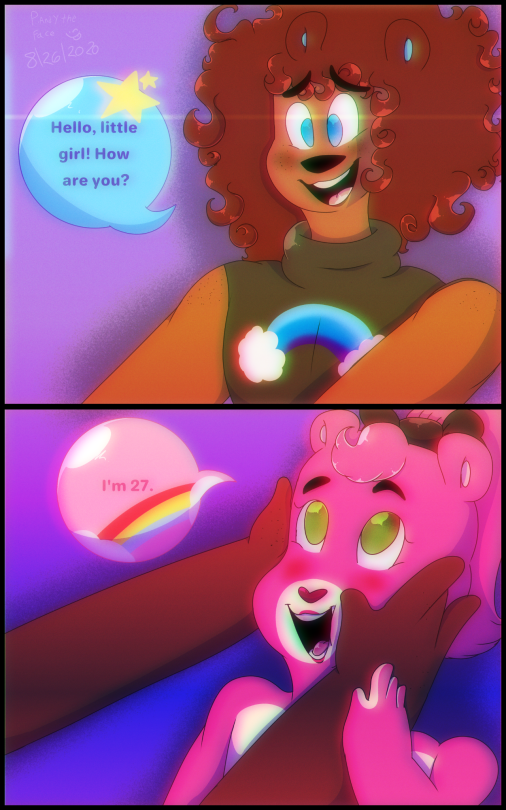 Ya Know How A Care Bear Are Shown To Be As Small As An Toddler?