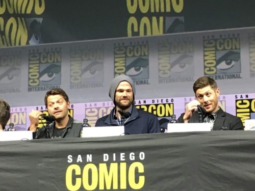 Supernatural panel at #SDCC ½. Taken by my friend so I could relax and enjoy.Feel free to s