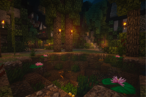 Tucked away deep into the forest lies Aurelius. Upon arrival, you’ll find a beautiful town that emit