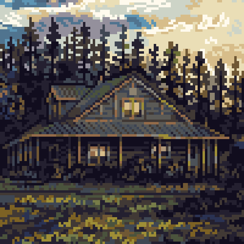 Idyllic Sceneries 'The Backyard's New! Did You Change The Landscaping Here?' Prints | Ko-Fi | Patreon