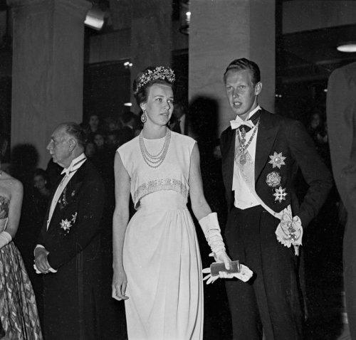  Princess Maria Gabriella of Savoy and her brother, Vittorio Emanuele, Prince of Naples, depart the 