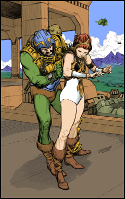 comicbookwomen:  comicbookwomen: Squiring Teela - color by Laemeur   Fave Queue Posts-MOTU