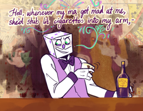 ⚡SalvagedEdish⚡ — I had saved an AU for a while where King Dice