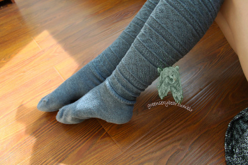 knitted socks