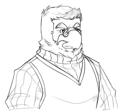 seintaur:  some WolfBirbBrothers, their human form, and their dad’s design u v u 