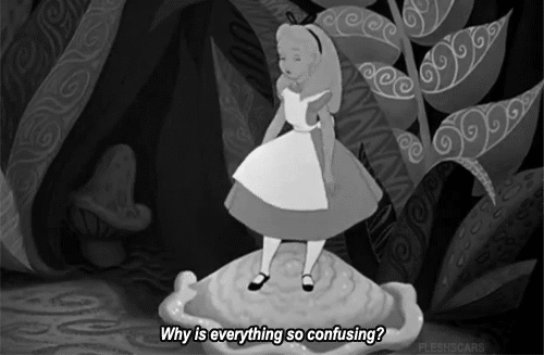 scattered-teardrops:  Click for more black & white posts  Why did Alice ever leave wonderland?