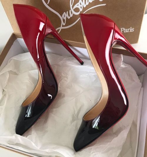 Love a degradeCL Pigalle Follies 120 black red EU36 UK3 with box and dustbag. HHH price £299 payme