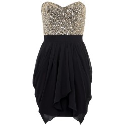 fatma-rihani:  Lipsy V I P Sequin Bust Dress ❤ liked on Polyvore (see more holiday party dresses) 