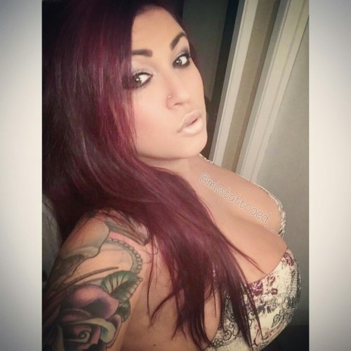 inkedlove1234:  As seen on Instagram @misstattooed__   Interested in pics message me