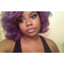 theperksofbeinga-jackass:  djisjustmysirname:  tarynel:  darklipsdarknips:  shantrinas:  I feel like a qt pie :3  leave a comment/like if you want me to upload this makeup tutorial! #me #makeup #looks #purplehair  U look great  why are you so beautiful?!