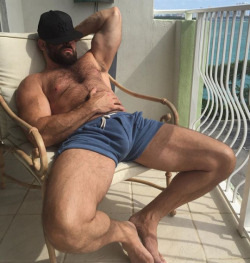 hairyonholiday:  For MORE HOT HAIRY guys- Check out my OTHER Tumblr page: http://www.http://yummyhairydudes.tumblr.com/ 