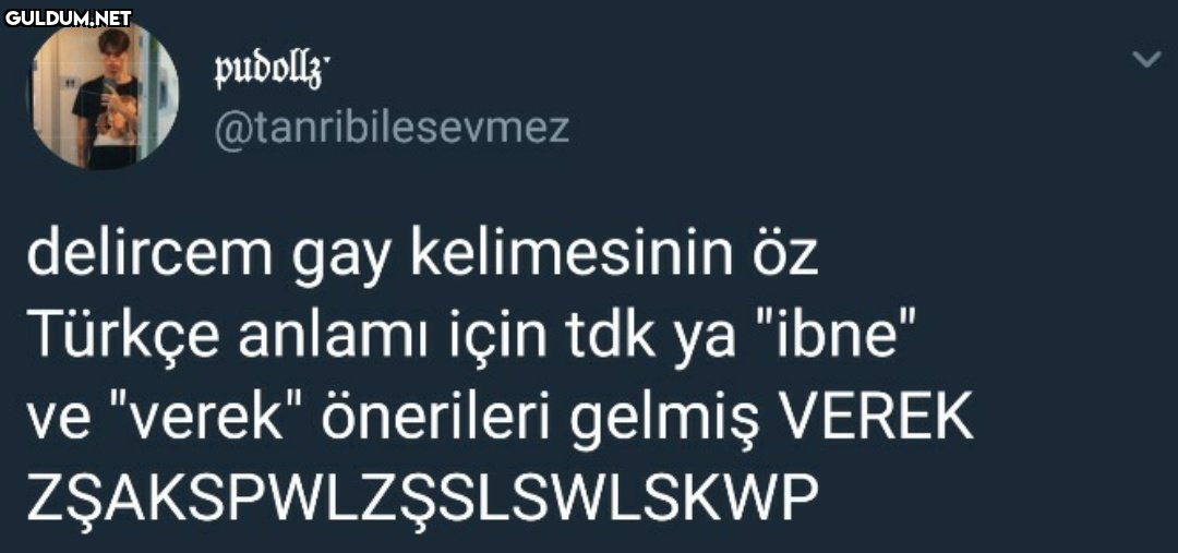 Komik mi?

delircem gay...