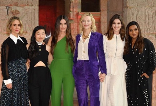 The cast of Ocean’s 8 heads to the Metropolitan Museum of New York for a photo-call and press confer