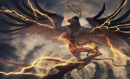 Finished Commission work. Client wanted the Final Fantasy 3 Garuda boss!Still practicing motion in m