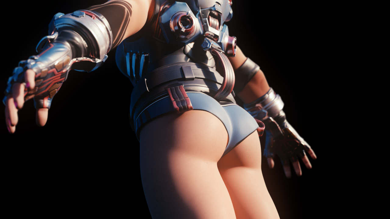 yeero:  colonelyobo:   [Model Release] Lewd Zarya for Blender - BETA   Default Zarya