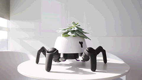 rosenagldky:epikalstorms:lonepower:solarpunk-aesthetic:This adorable little robot is designed to mak
